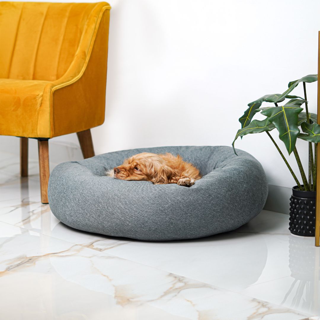 Funda Lino para Cama Antiestrés para Perros