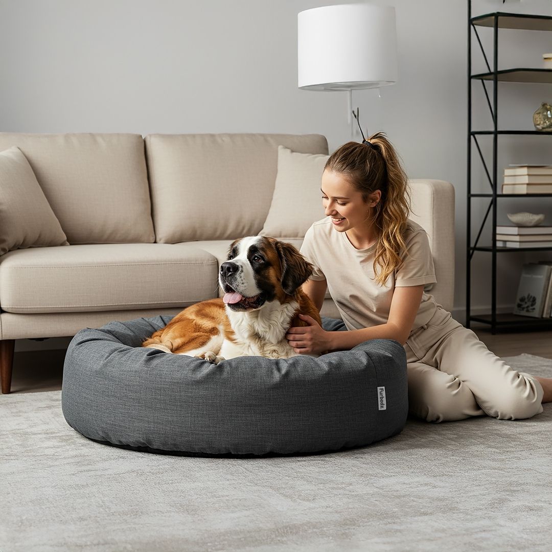Cama Antiestrés para Perros Lino