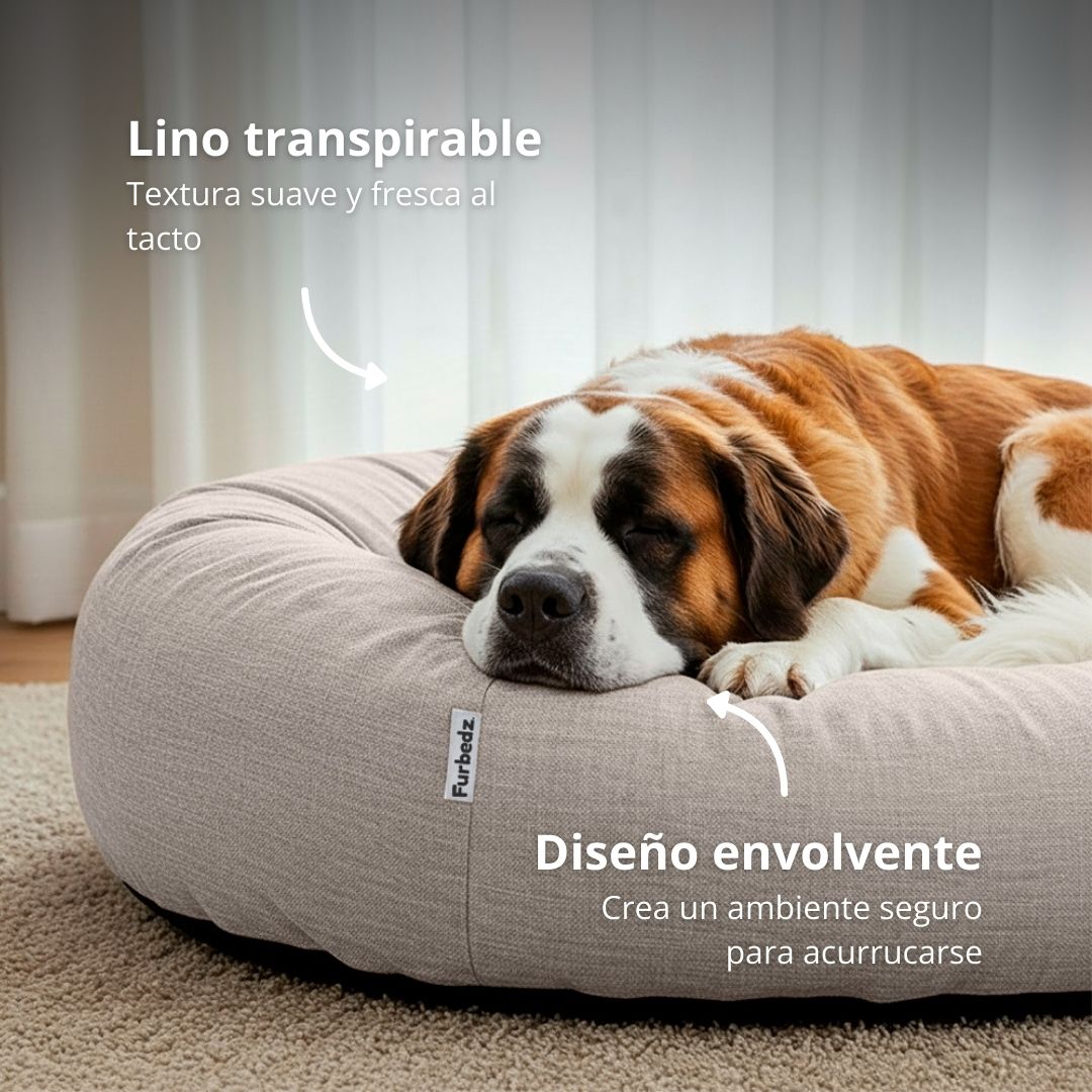 Cama Antiestrés para Perros Lino
