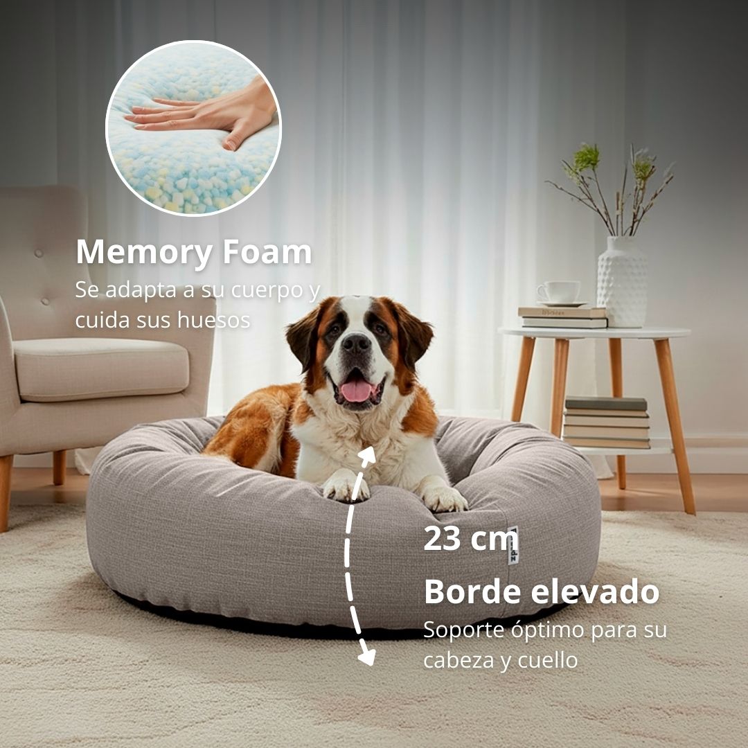 Cama Antiestrés para Perros Lino