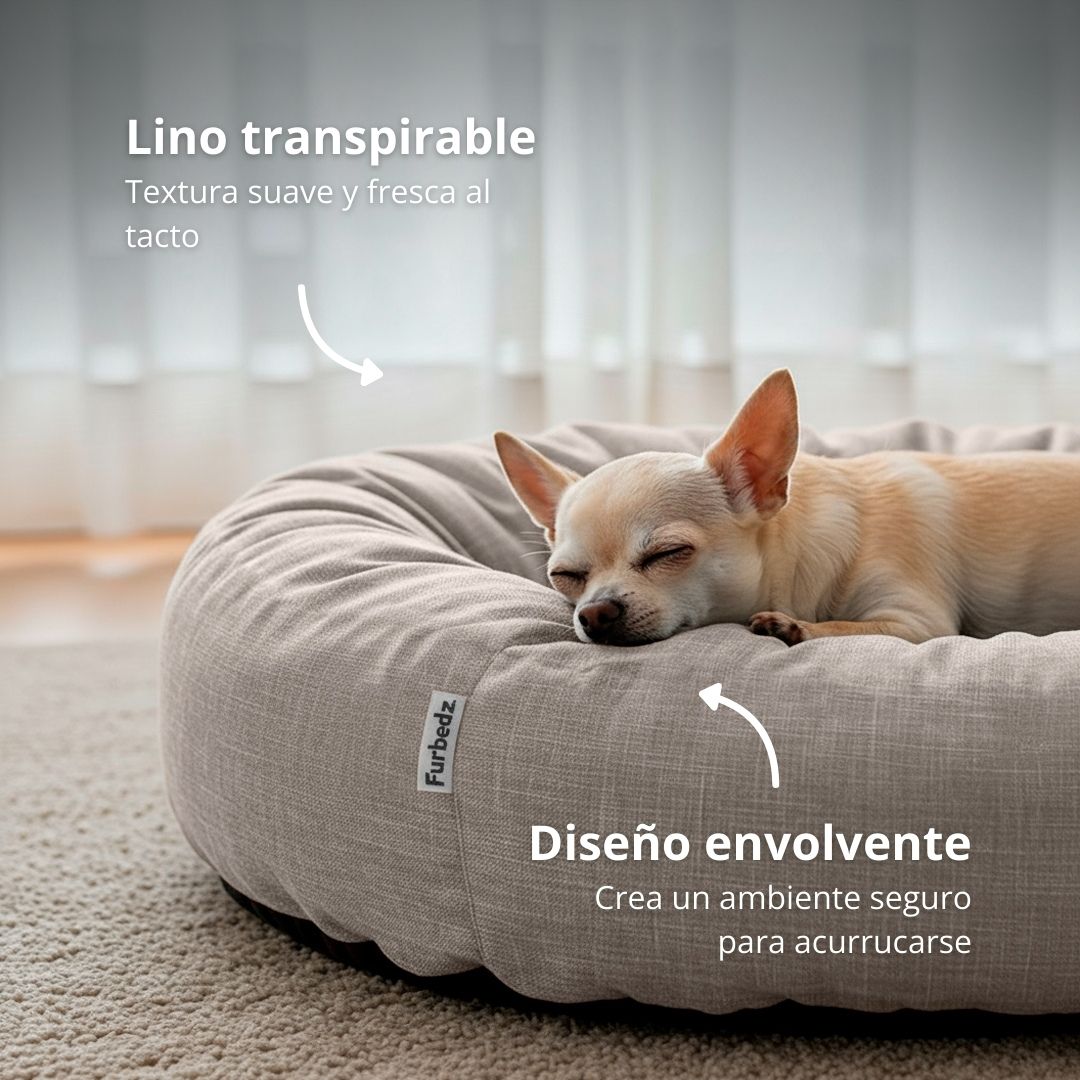 Cama Antiestrés para Perros Lino