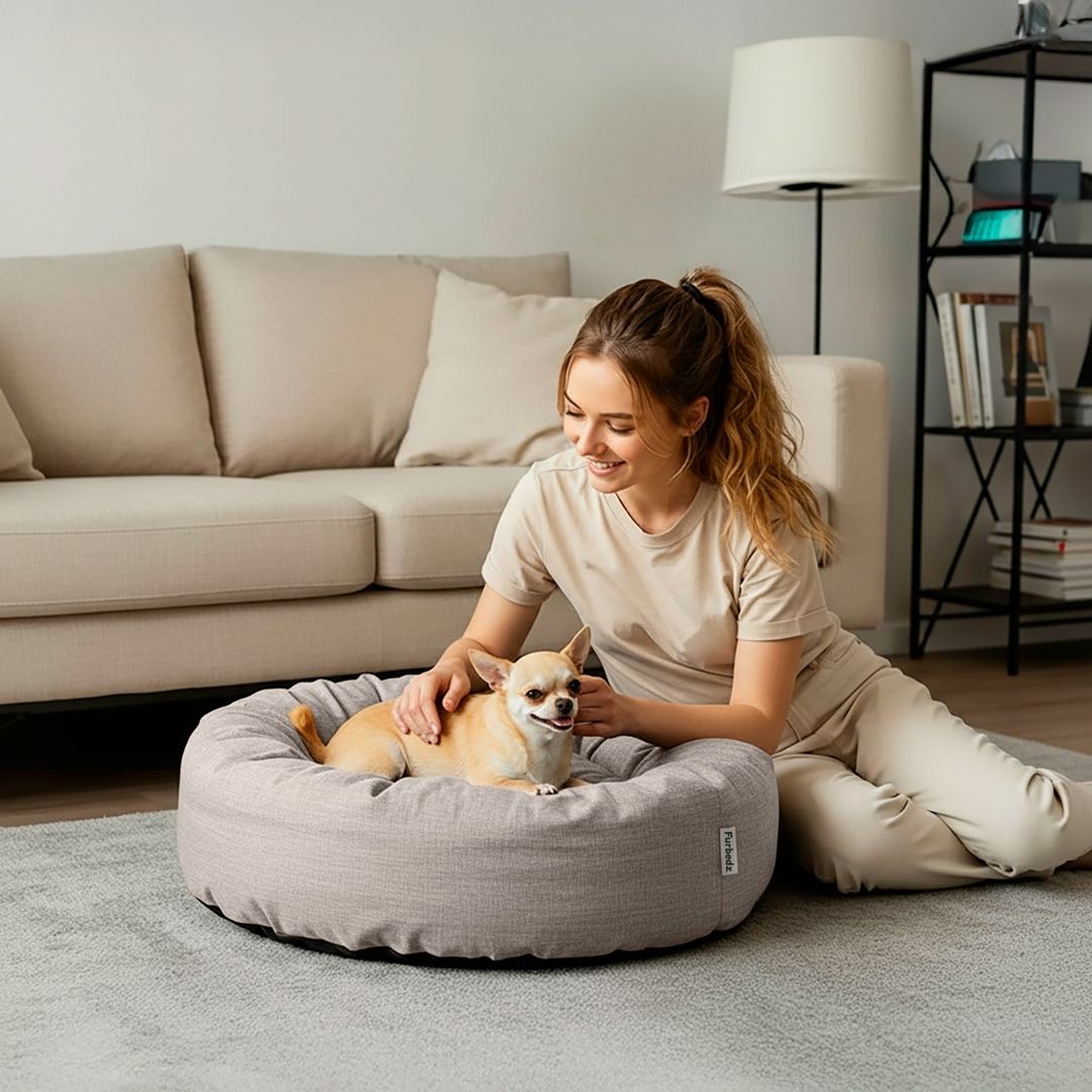 Cama Antiestrés para Perros Lino