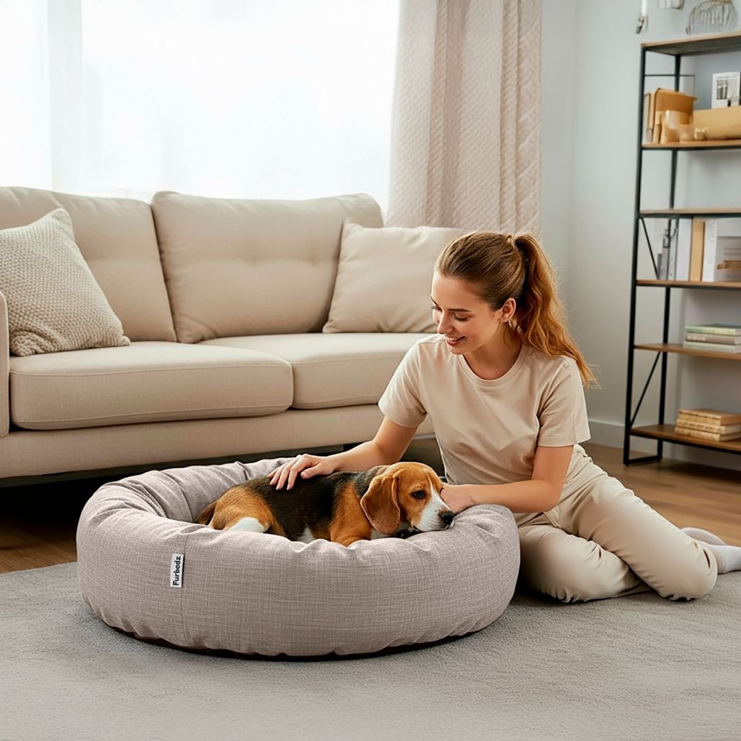 Cama Antiestrés para Perros Lino
